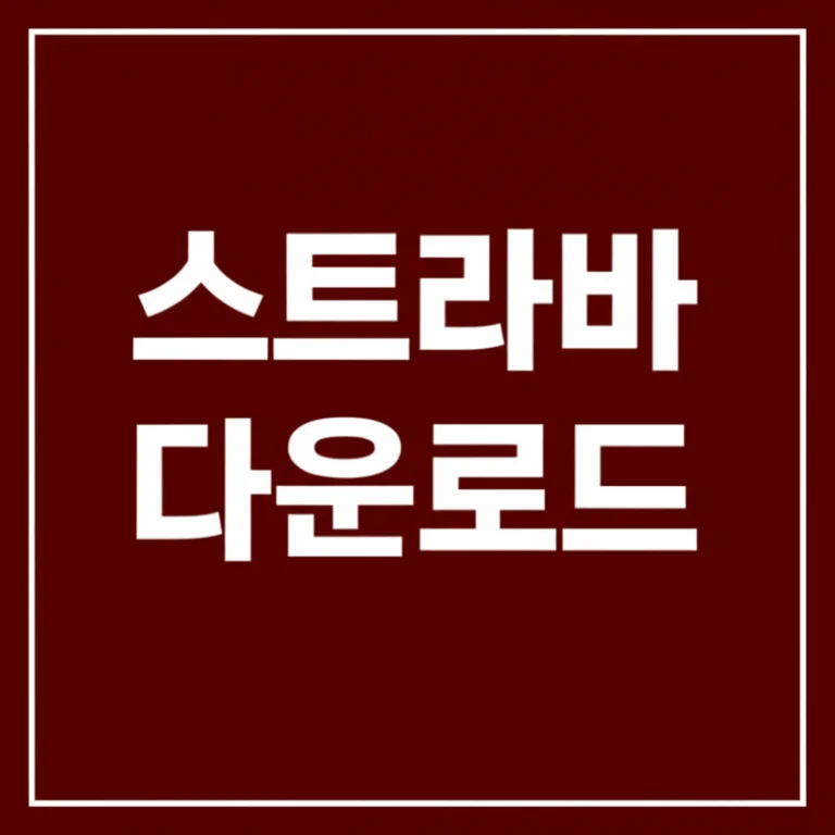 스트라바 다운로드