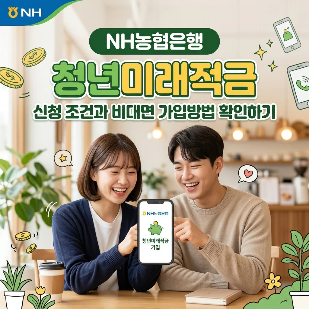 NH농협은행 청년미래적금 신청 조건과 비대면 가입방법 확인하기