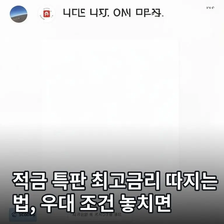 적금 특판 대표 이미지