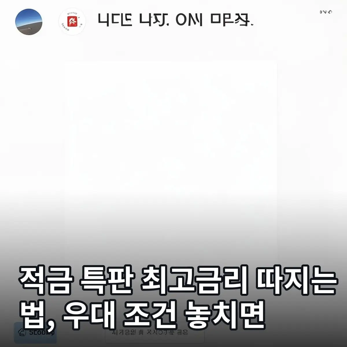 적금 특판 대표 이미지